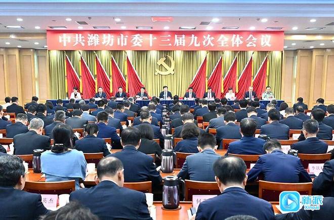 中共潍坊市委十三届九次全体会议举行